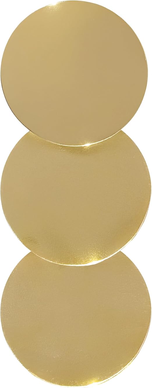 Replacement plate, gold – 5 cm brass incense plate