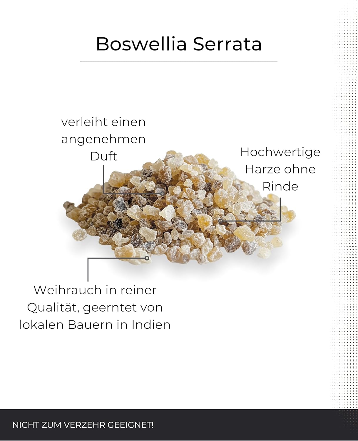 Natural incense resin