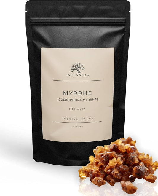Incensera Myrrhe Räucherharz – 50 g Naturreines Harz