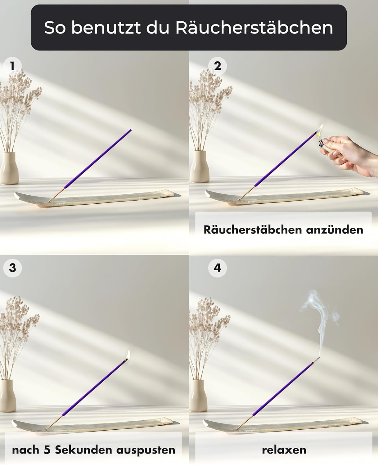 Räucherstäbchen Lavendel