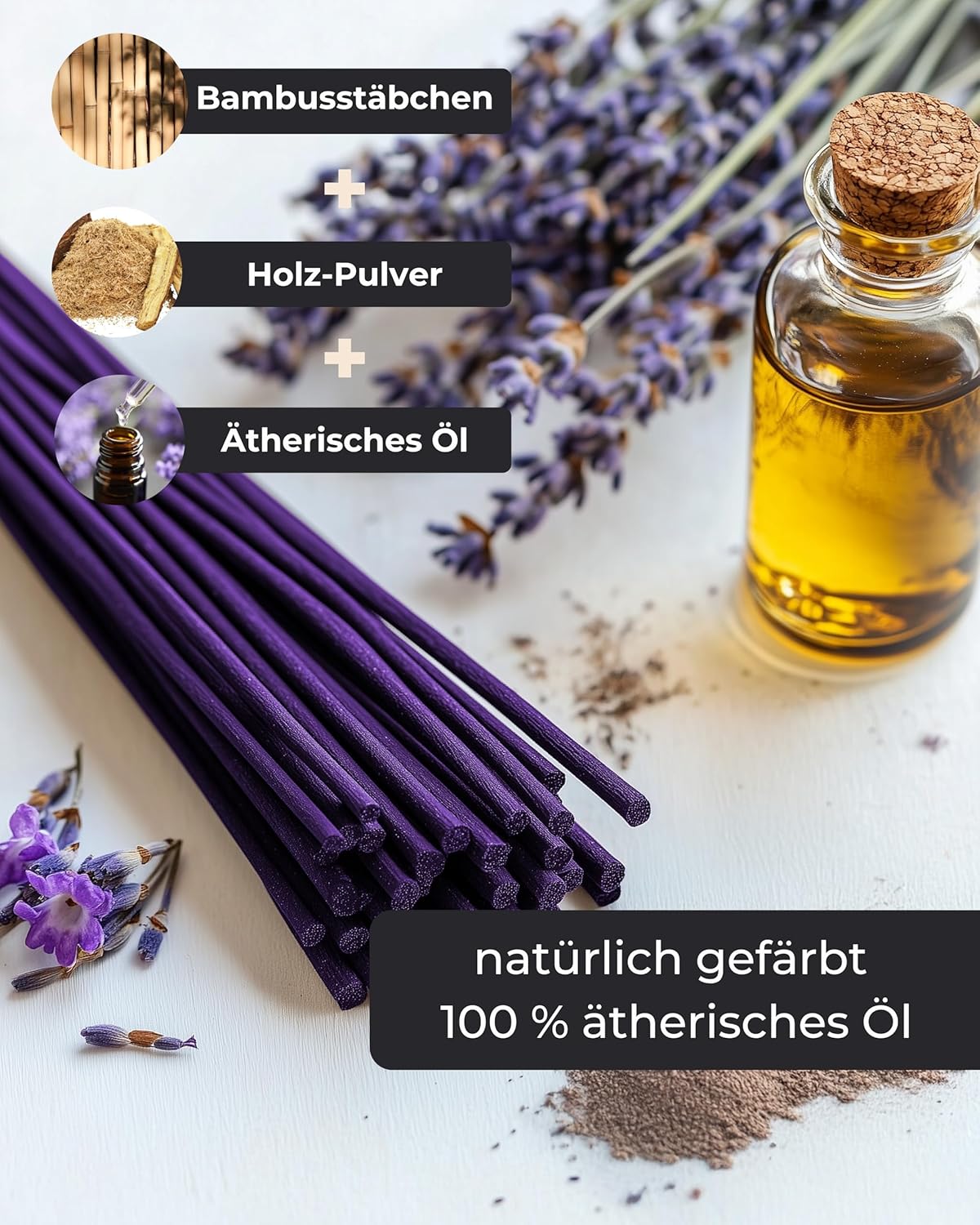 Räucherstäbchen Lavendel