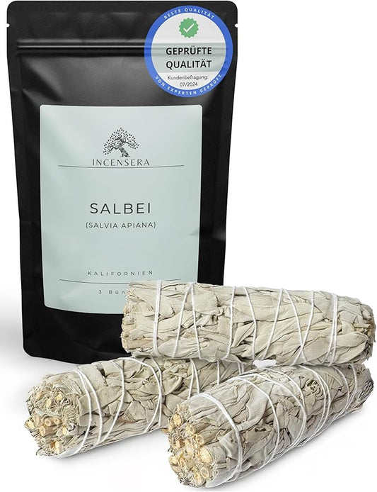 Set of 3 White Sage Smudge Sticks