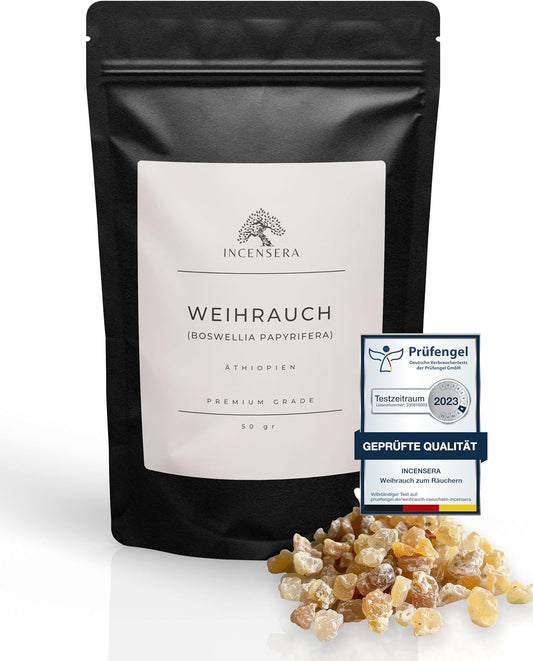 Weihrauch Äthiopien 50 g – Naturreines Boswellia Harz, Kirchenweihrauch & Räucherwerk