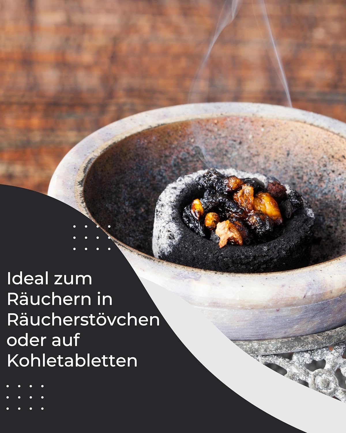 Myrrhe Räucherharz – 50 g Naturreines Harz zum Räuchern & Meditieren
