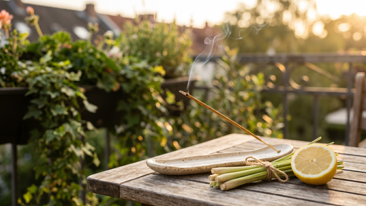 Citronella Räucherstäbchen für Balkon Terrasse und Sommerabende