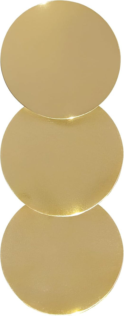 Replacement plate, gold – 5 cm brass incense plate