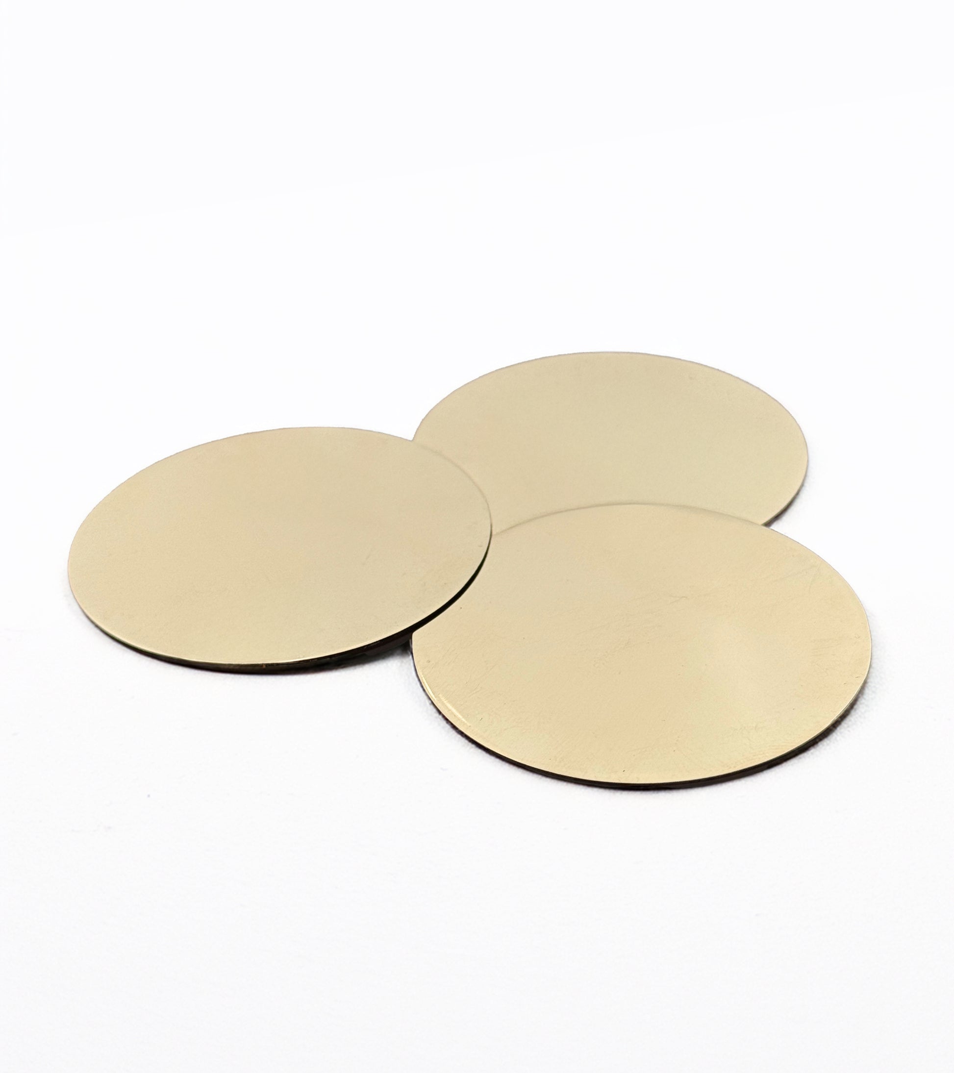 Replacement plate, gold – 5 cm brass incense plate
