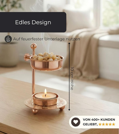Räucherstövchen Roségold