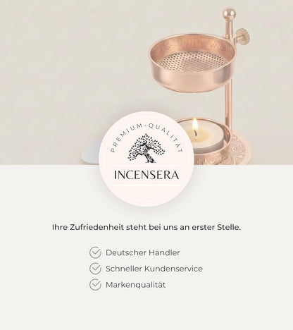 Räucherstövchen Roségold