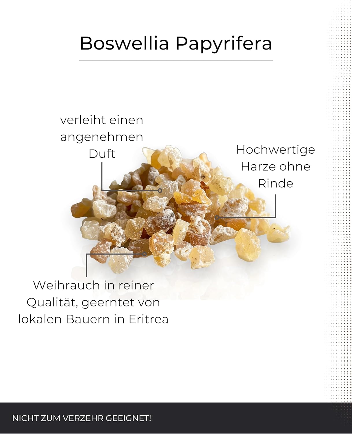 Weihrauch Äthiopien 50 g – Naturreines Boswellia Harz, Kirchenweihrauch & Räucherwerk