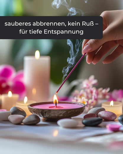 Incense Stick Set - 100 Incense Sticks (5x20) - Sandalwood, Lavender, Frankincense, Myrrh & Sage