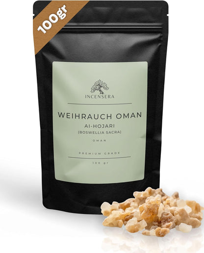 Weihrauch Oman 100 g – Naturreines Baumharz zum Räuchern & Meditieren