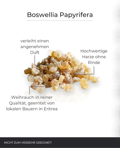 Weihrauch Äthiopien 100 g – Naturreines Boswellia Harz in Kirchenqualität