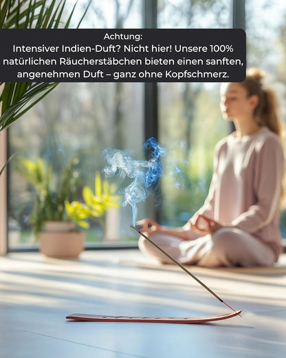 Räucherstäbchen Set 100 Stück – 5 Düfte: Lavendel, Salbei, Sandelholz
