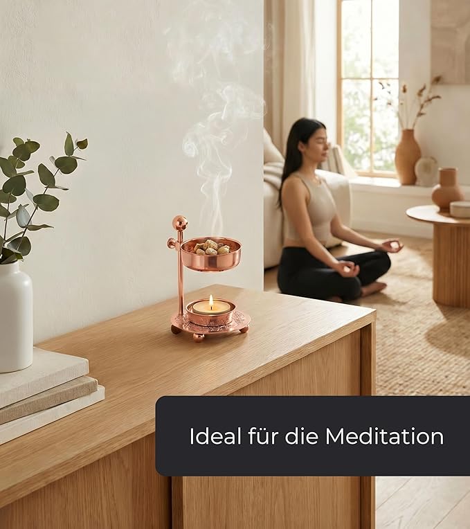 Räucherstövchen Roségold