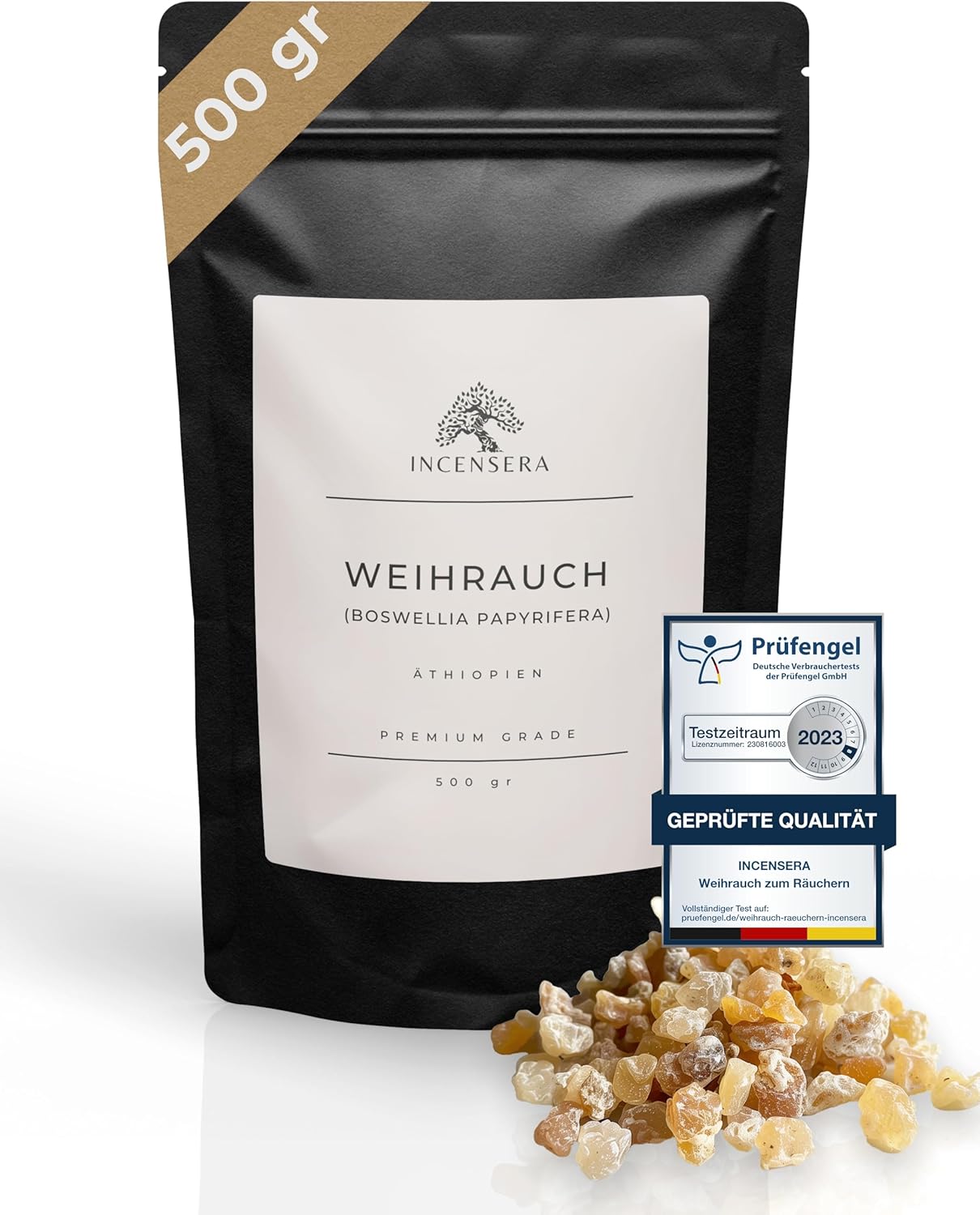 Weihrauch Äthiopien 50 g – Naturreines Boswellia Harz, Kirchenweihrauch & Räucherwerk