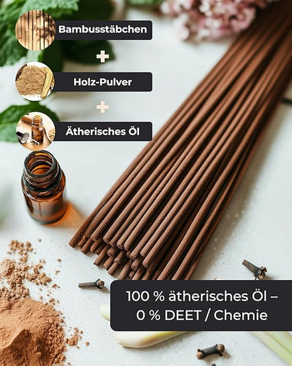 Räucherstäbchen – 100 Incense Sticks Mix (Zitronengras, Minze, Geranie, Nelke, Zimt)