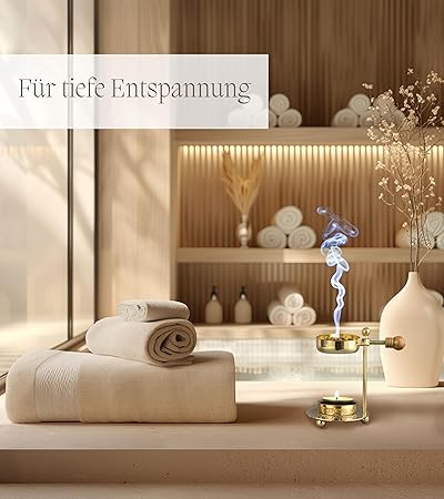 Gold Incense Burner with Sieve