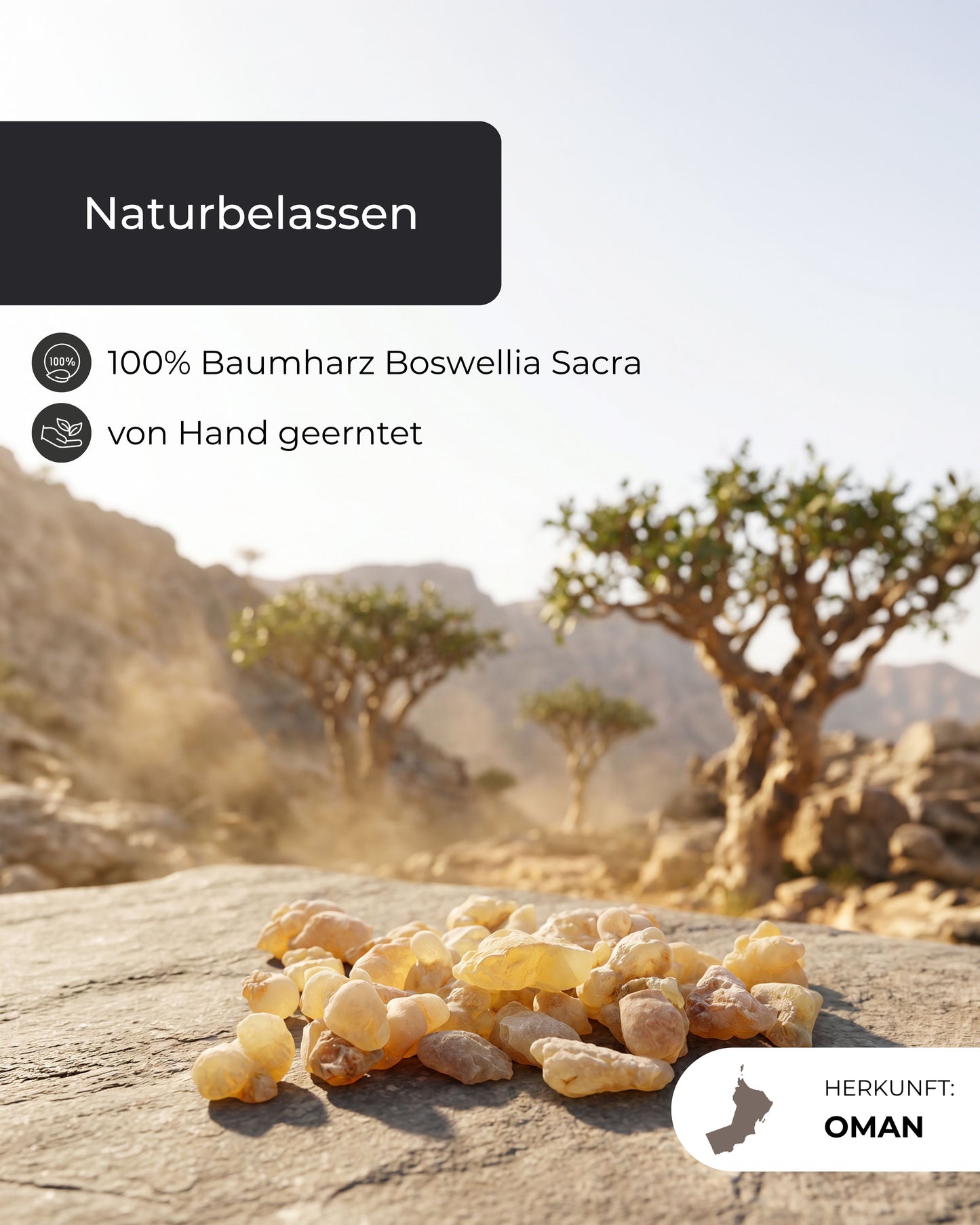 Oman Frankincense 50g – Natural Tree Resin