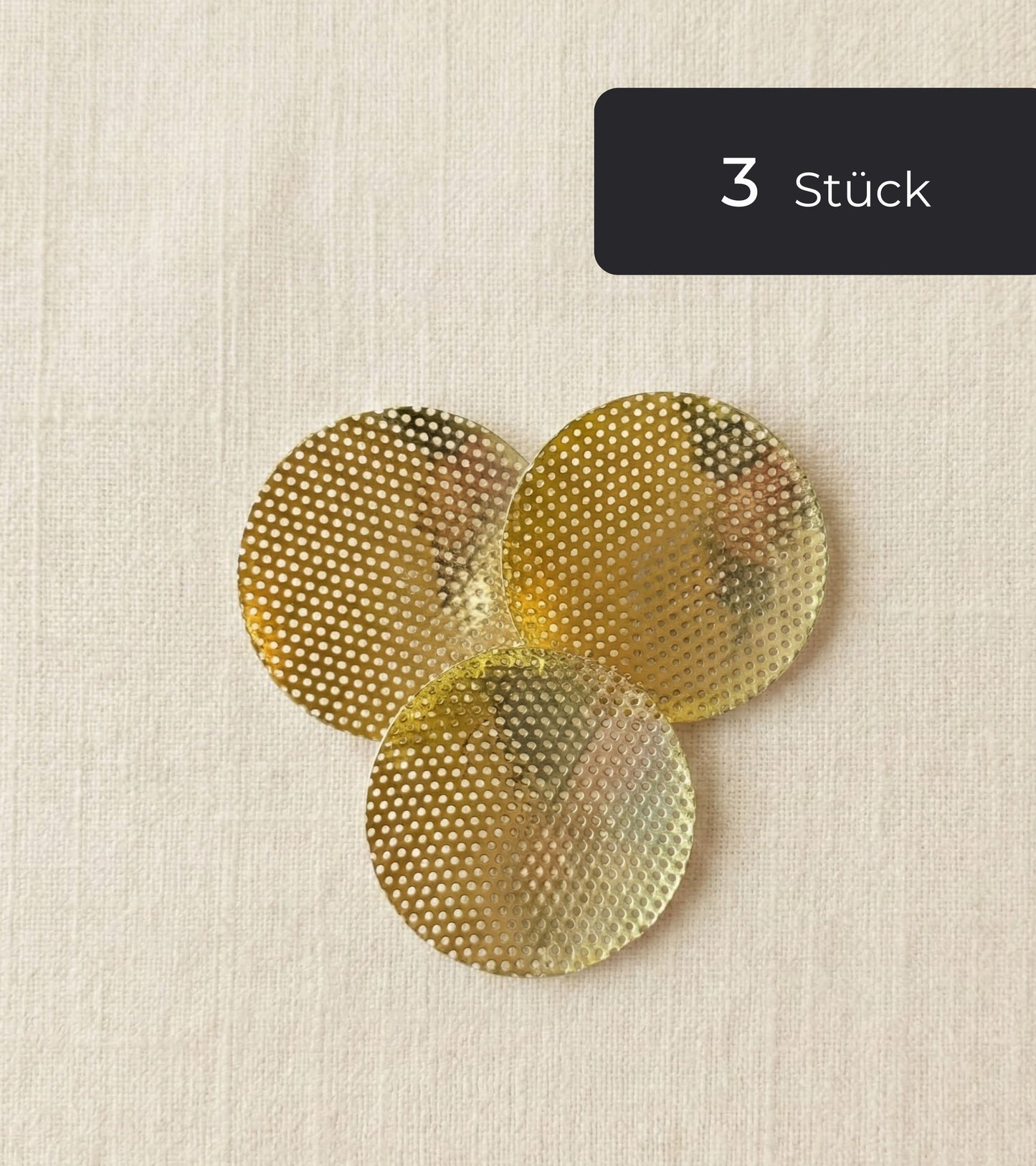Ersatzsieb Gold 3St
