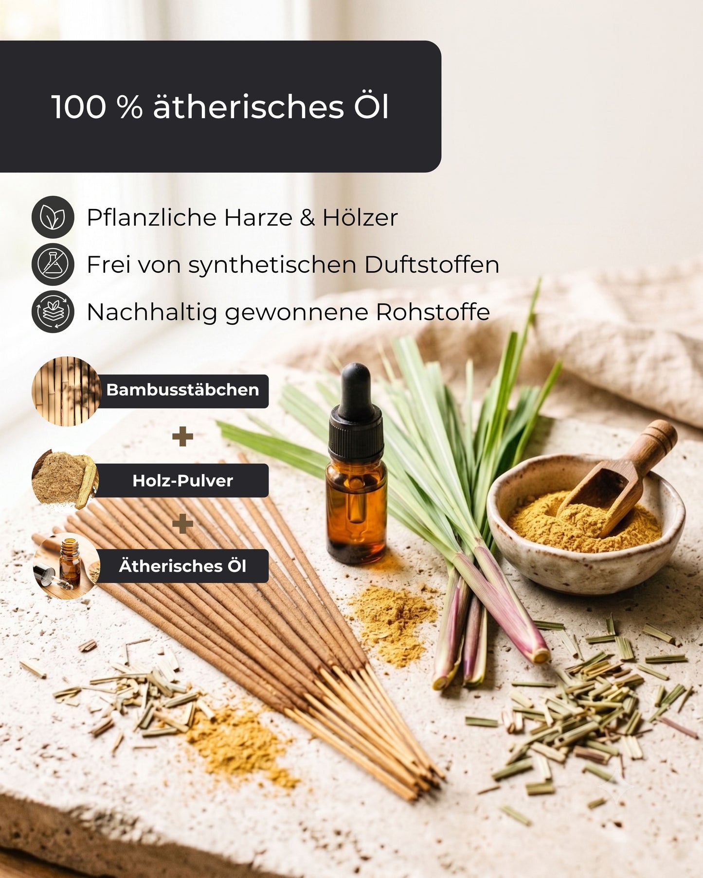 Räucherstäbchen Citronella