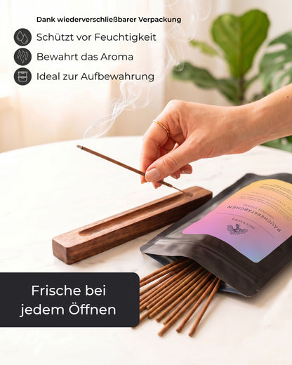 Incense Sticks - 100-Piece Scented Stick Set (5x20) - Sandalwood, Lavender, Frankincense, Myrrh & Sage