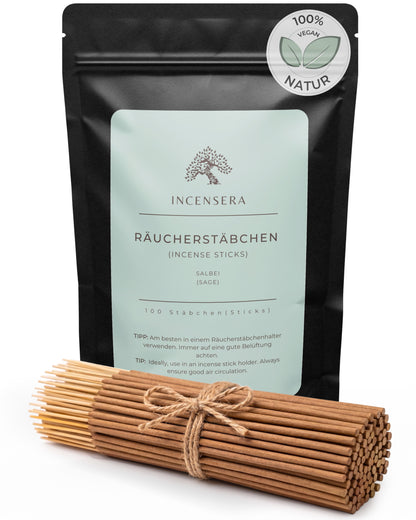 Natural Sage Incense Sticks - 100 Sticks