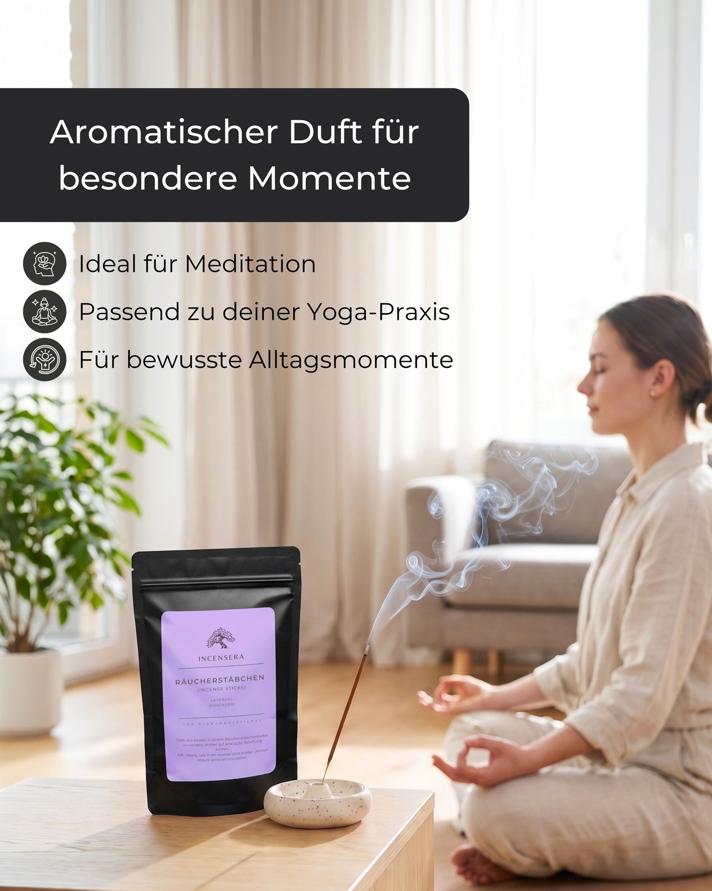 Räucherstäbchen Lavendel