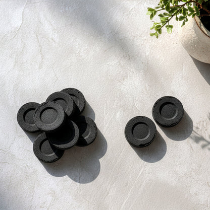 Incensera Holzkohletabletten 3 cm – Schnellzündscheiben für Räucherwerk