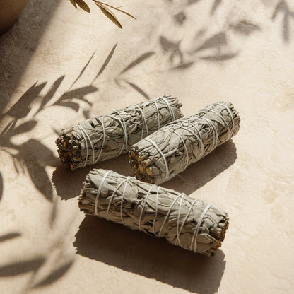 Set of 3 White Sage Smudge Sticks
