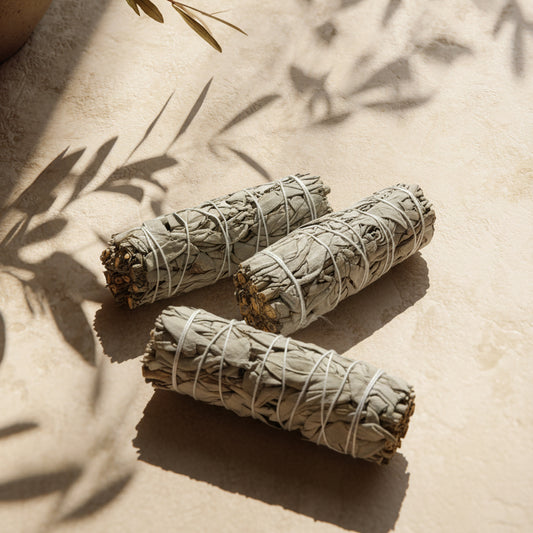 Set of 3 White Sage Smudge Sticks